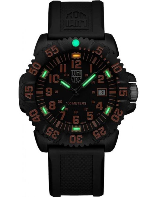 Luminox Black Resin Sport Watch for men