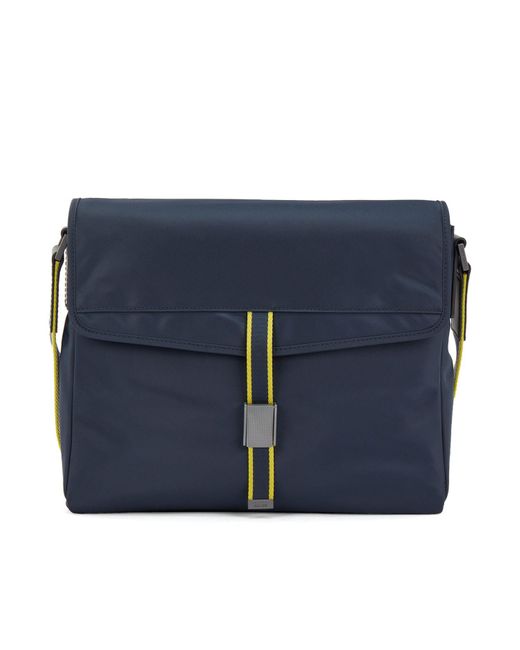 Boss Accessoires Meridian Messenger Bag In Donkerblauw in het Blue