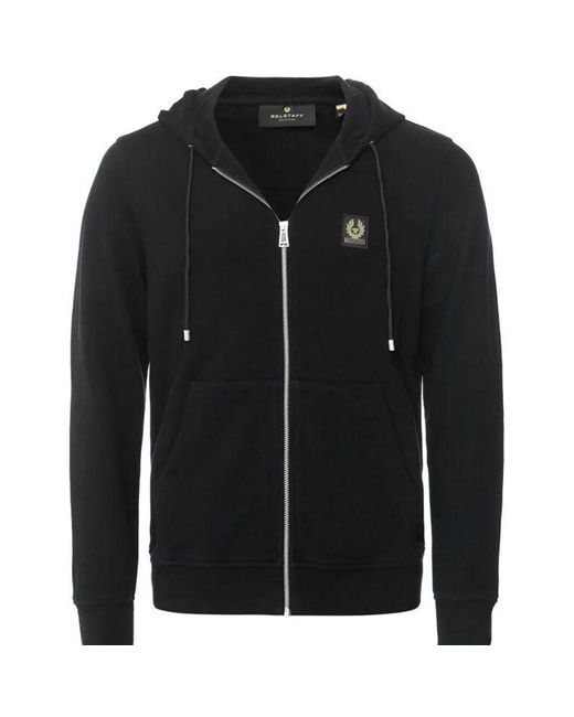 Belstaff Black Fleece Cotton Hoodie for men