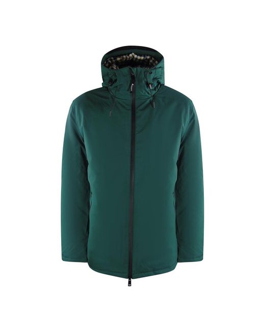 Aquascutum Green Activehellid Parka Hunter Jacket for men