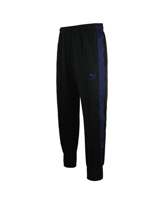PUMA Black X Poggy Track Pants Joggers Bottoms 576751 01 Cotton for men