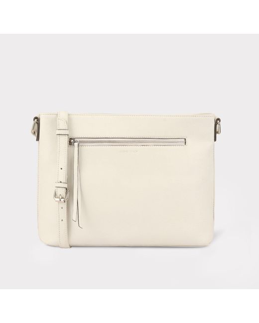 Lloyd Baker White Laysa Leather Cross Body Bag
