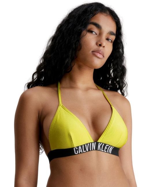 Calvin Klein Green Kw0Kw01967 Intense Power Triangle Bikini Top