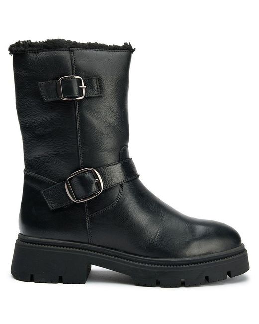Sole Black Gru Biker Boots