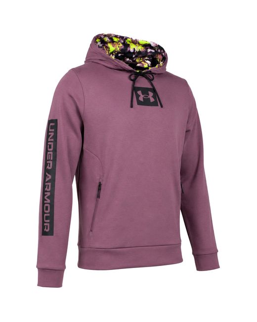 Under Armour Purple Summit Knit Hoodie for men