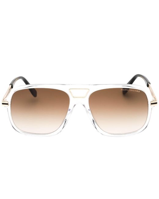 Marc Jacobs Brown Crystal Sunglasses