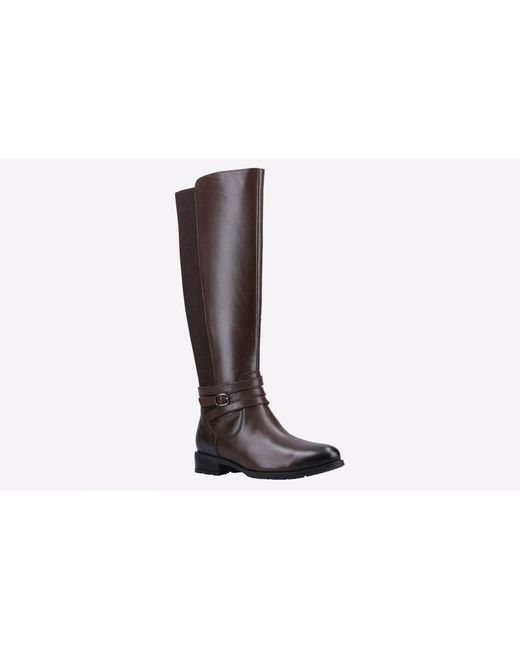 Hush Puppies Black Vanessa Calf Boot Memory Foam