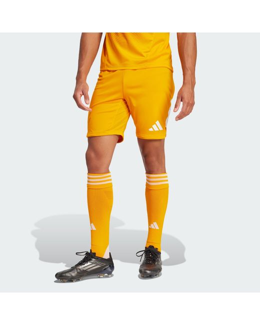 Adidas Orange Tiro 25 Pro Goalkeeper Shorts for men