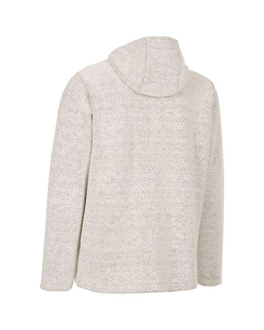 Trespass Multicolor Scawton Zipped Hoodie (Off Marl) for men