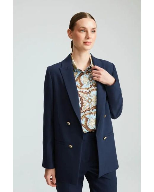 GUSTO Blue Tailored Blazer