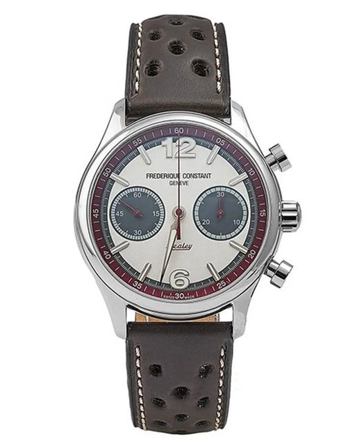 Frederique Constant Gray Frédérique Vintage Rally Healey Limited Edition Watch Fc-397Hsg5B6 Leather for men