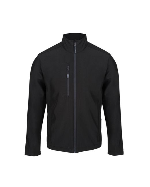 Regatta Black Honesty Made Recycled Softshell Jacket for men