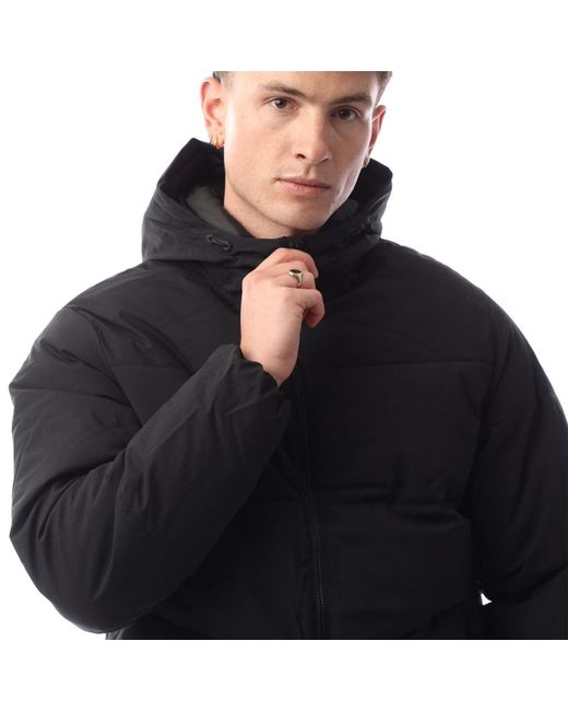 Jack & Jones Black Brady Hooded Jacket for men