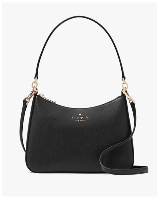 Kate Spade Black Margot Saffiano Leather Convertible Shoulder Bag