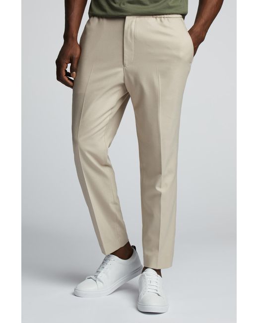 Limehaus Natural Drawstring Trousers for men