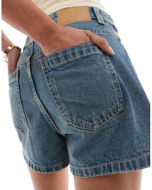 Cotton On Blue Asymmetric Wrap Skort