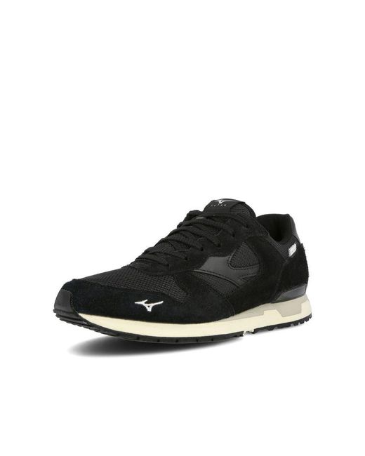 Mizuno Black X Futur Genova 87 Lace-Up Synthetic Trainers D1Gg2034_09 for men