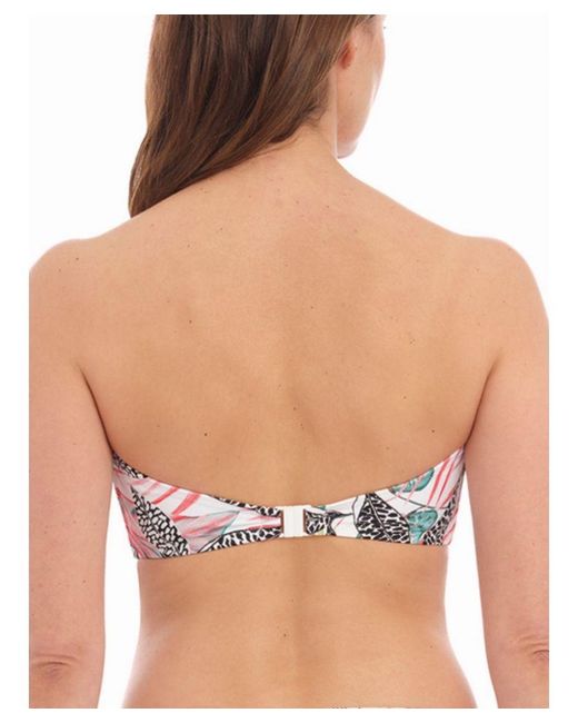 Fantasie White Tobago Bandeau Bikini Top