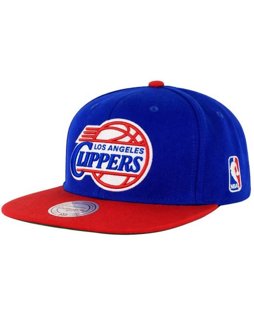 Mitchell & Ness Blue Nba La Clippers Xl Logo 2-Tone/ Cap Wool