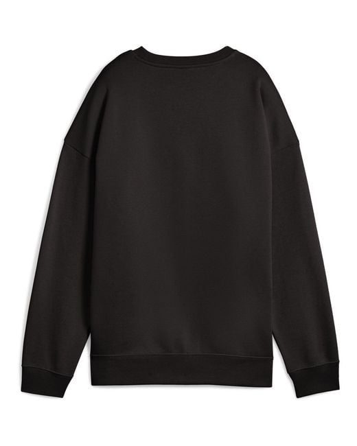 PUMA Black Oversized Sweatshirt