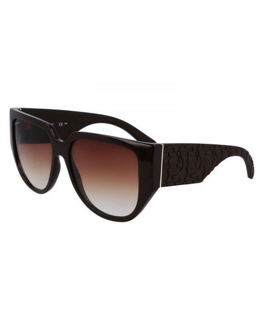 Ferragamo Brown Sf1088Se Sunglasses