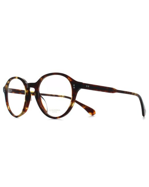 Oliver Peoples Brown Round Dtb Ov5602U 902