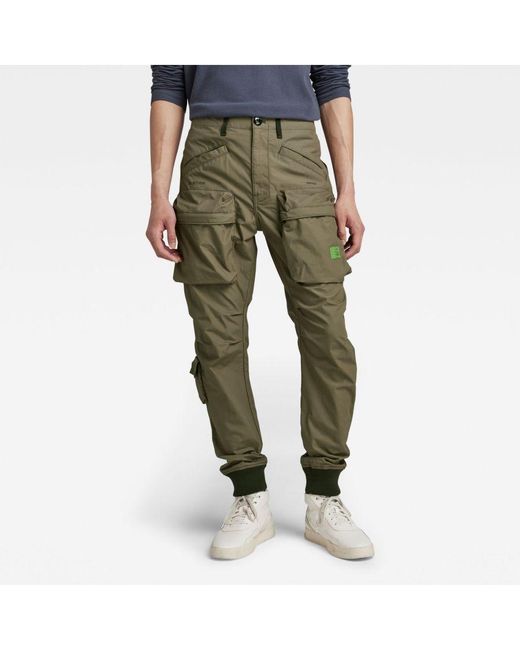 G-Star RAW Green G-star Raw Relaxed Tapered Cargo Pants Cotton for men