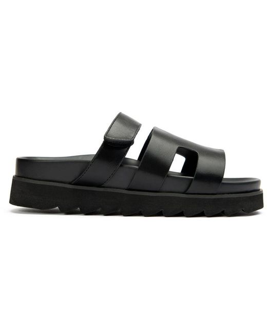 V.Gan Black Vegan Shea Slide Sandals