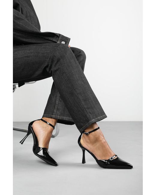Where's That From Black Wheres 'Katherine' Strappy Pointed Toe High Heels