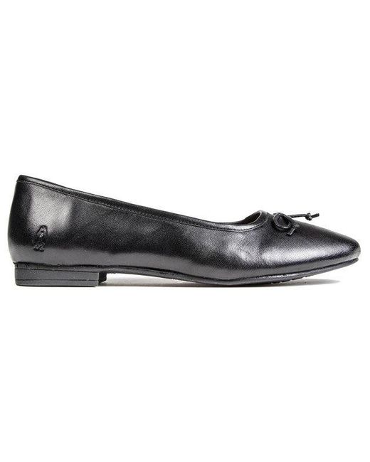 Hush Puppies Black Naomi Memory Foam Ballet Shoes