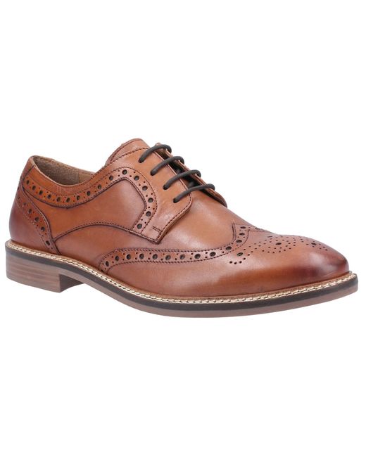 Hush Puppies Black Bryson Lace Shoes for men