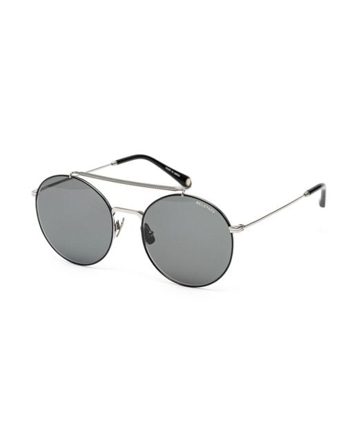 Belstaff Metallic Black Titanium Sunglasses for men