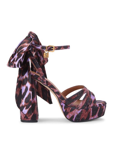 Kurt Geiger Purple Brixton Platform Sandals