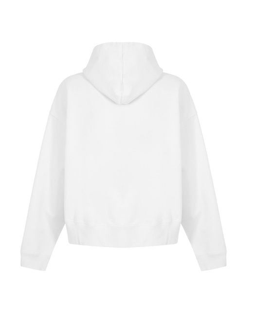 Palm Angels White Hoody for men