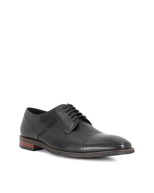 Dune Black Stones Leather Toe Cap Derby for men