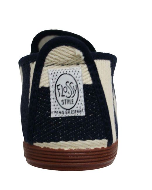 Flossy Gloves Black Style Amara /Cream Plimsolls Canvas