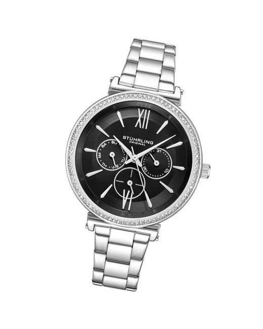 Stuhrling Metallic And Aria Quartz 40Mm