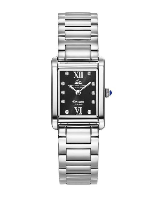 Christophe Duchamp Black Fontaine Watch 21Mm
