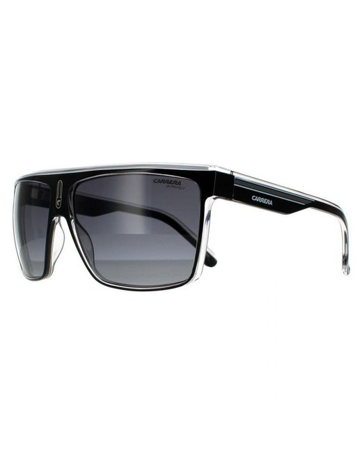 Carrera Gray Shield Dark Gradient Sunglasses