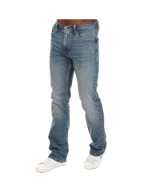 Levi's Blue Levi'S 527 Slim Bootcut Jeans for men