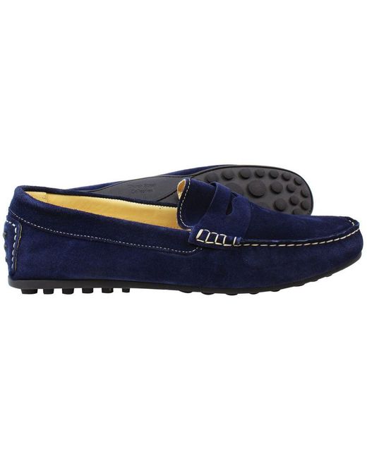 John White Blue Amalfi Shoes for men