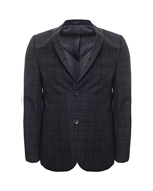 Jeff Banks Blue Checked Blazer for men