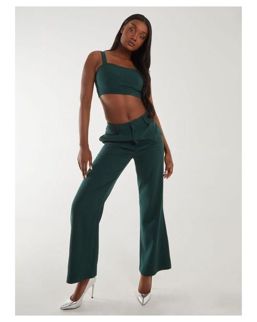 Pink Vanilla Green Tailored Bralette