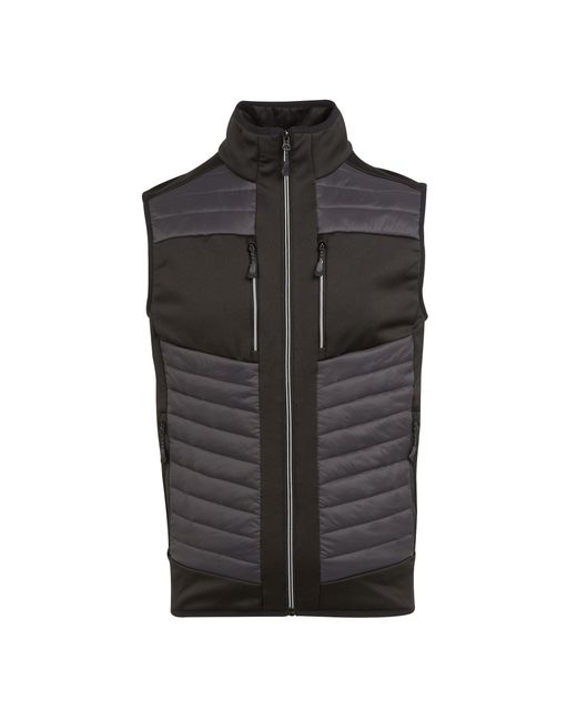 Regatta Black Adult E-Volve Thermal Hybrid Body Warmer (Ash/ for men