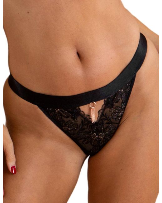 Pour Moi Black Constance Thong