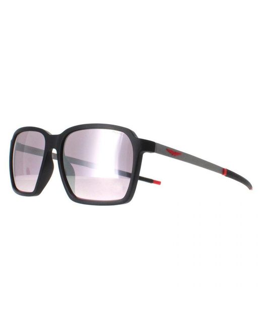 Police Brown Square Matte Multilayer Mirrored Spll16 Solstice 5 for men