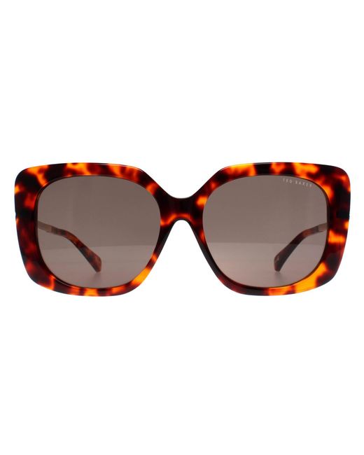 Ted Baker Brown Square Tortoise Tb1732 Heather