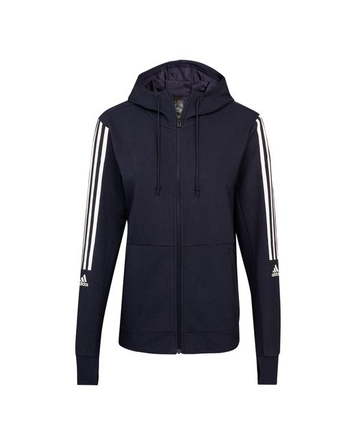 Adidas Originals Blue Aeroready Made For Training Hoodie