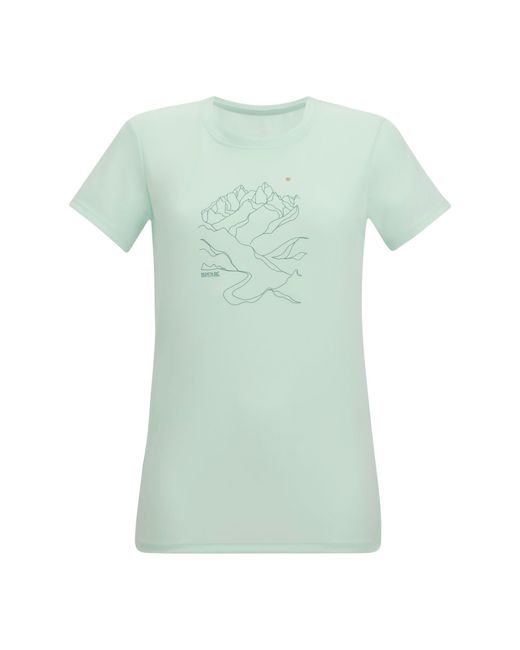 Regatta Green Ladies Fingal Line Art T-Shirt (Mist)