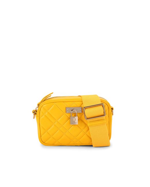 Kurt Geiger Yellow Leather Brixton Sm Camera Bag
